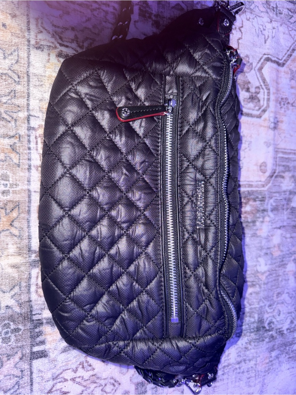 MZ Wallace Quilted Black Crossbody Bag - Sleek Everyday Carry